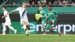 Der SK Rapid verhandelt mit Tobias Gulliksen (l.)