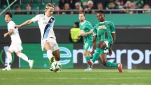 Der SK Rapid verhandelt mit Tobias Gulliksen (l.)