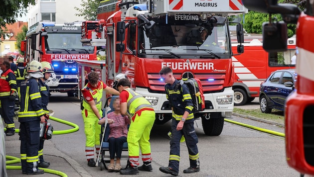 Auch eine Rollstuhlfahrerin wurde geborgen
