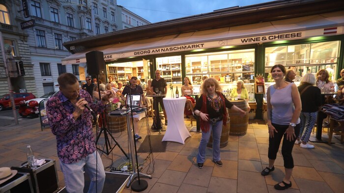 Live-Musik sorgte für Abwechslung.