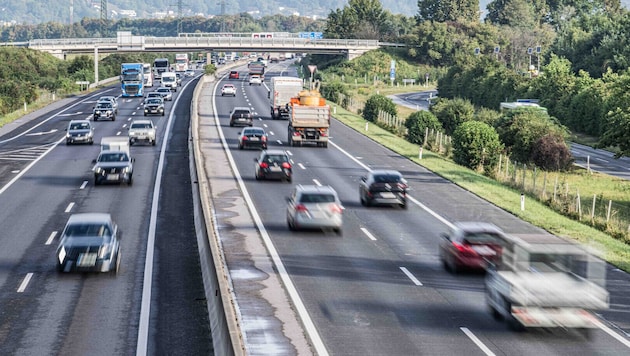 Die A9 südlich von Graz zählt zu den am stärksten befahrenen Autobahnabschnitten.