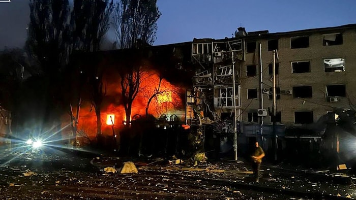 Einer der Angriffe ereignete sich in Saporischschja.