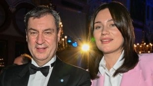 Bayerns Ministerpräsident Markus Söder mit seiner Tochter Gloria-Sophie Burkandt