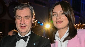 Bayerns Ministerpräsident Markus Söder mit seiner Tochter Gloria-Sophie Burkandt