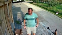 Kamera filmte den mutmaßlichen Dieb bei einem Bauernhof in Nußdorf.