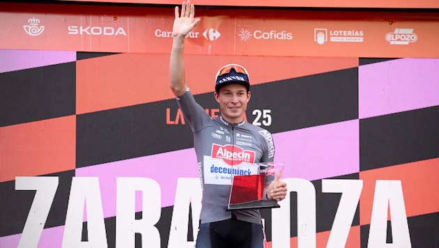 Jasper Philipsen gewann die achte Etappe der Vuelta a Espana.