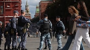 Ein typischer Tag im Moskauer Stadtzentrum: Überall tummeln sich Polizisten.