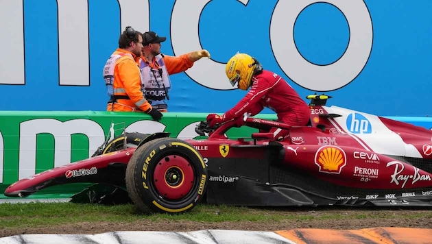 Für Lewis Hamilton war das Rennen in Zandvoort nach nicht ganz 24 Runden vorbei.