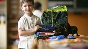 Die Schultasche ist gepackt!