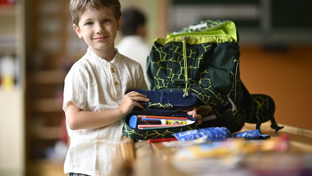 Die Schultasche ist gepackt!