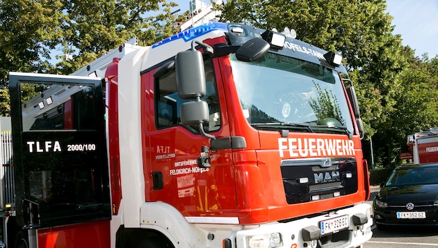 Die Florianijünger mussten in Rankweil asurücken.