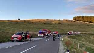 Die Unfallstelle nahe Teichalm