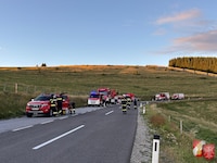 Die Unfallstelle nahe Teichalm