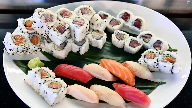 Sushi to go erfreut sich großer Beliebtheit.