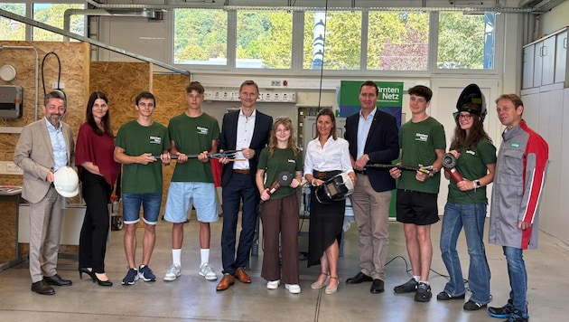Die 35 Lehrlinge starteten am 1. September ihren ersten Arbeitstag am Ausbildungscampus in St. ...