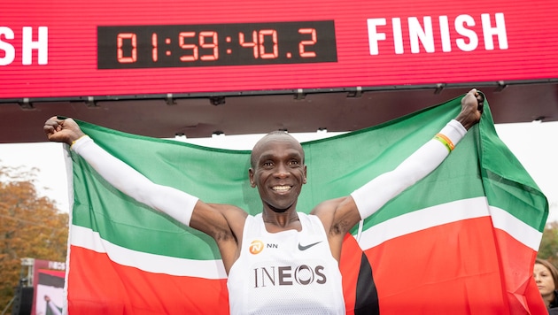 Eliud Kipchoge lief als erster Mensch einen Marathon unter zwei Stunden.