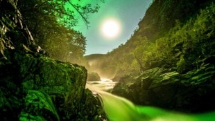 In der Nacht auf Dienstag könnten in Österreich Polarlichter zu sehen sein. Ganz so spektakulär ...