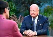 Bundeskanzler und ÖVP-Chef Christian Stocker bei Klaus Webhofer im ORF-Sommergespräch