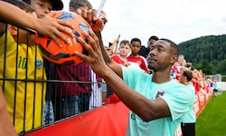 Autogramme von David Alaba waren heiß begehrt.