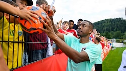 Autogramme von David Alaba waren heiß begehrt.