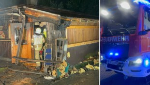 Mitten in der Nacht musste die Feuerwehr ausrücken.