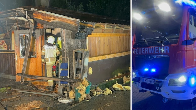 Mitten in der Nacht musste die Feuerwehr ausrücken.