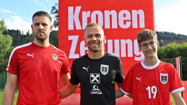 Florian Grois, Alexander Schlager und Benjamin Priglinger (v. l.).