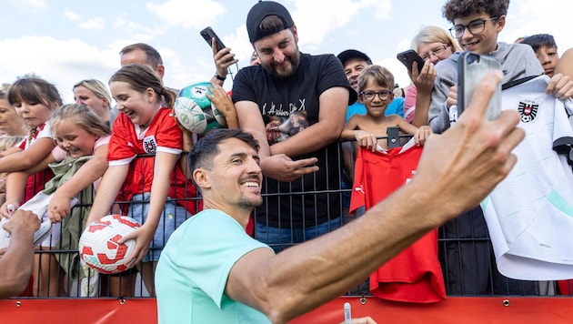 Selfie-Time für Schöpf!