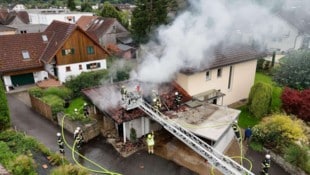 Glücklicherweise wurde bei dem Feuer niemand verletzt.