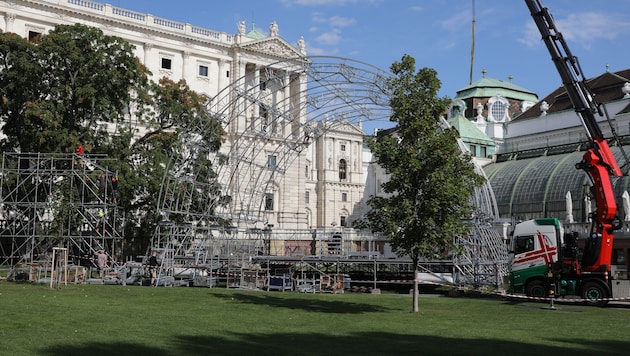 Hinter der Hofburg sind die größten Stimmen der Oper am Sonntag gratis zu hören.