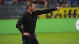 Trainer Jürgen Säumel fordert heute mit Meister Sturm die Austria.