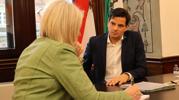 Im Interview mit Christa Blümel („Steirerkrone“).