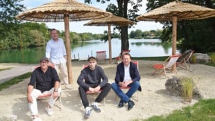 Der Strandbereich am See wurde beinahe verdoppelt.