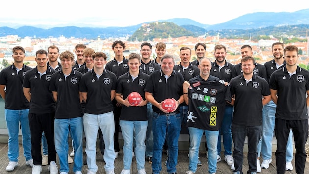 Die Handballer der HSG Graz sind bereit für die neue Saison in der HLA.