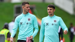 Raul Florucz (links) hat bei seinem neuen Verein Union Saint-Gilloise bereits voll ...