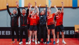 Die siegreiche Equipe Österreichs