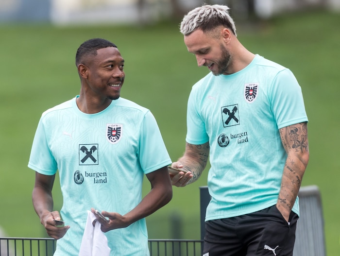 David Alaba (li.) und Marko Arnautovic