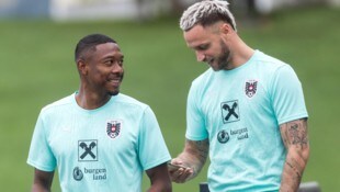 David Alaba (l.) und Marko Arnautovic