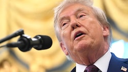 US-Präsident Donald Trump betont, er sei „sehr aktiv gewesen“ am Wochenende.