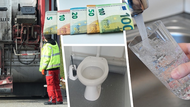 Gebühren werden von Gemeinden für die Müll- und Abwasserentsorgung sowie die Wasserversorgung ...