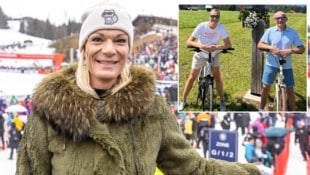 Ski-Legende Maria Riesch und ihr neuer Freund Johann Schrempf schweben auf Wolke sieben.