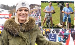 Ski-Legende Maria Riesch und ihr neuer Freund Johann Schrempf schweben auf Wolke sieben.