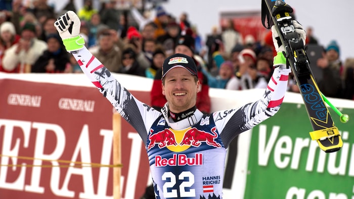 2014 gewann Reichelt die Hahnenkamm-Abfahrt in Kitzbühel.