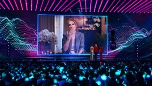 Céline Dion meldete sich bei einer Probe mit einer Video