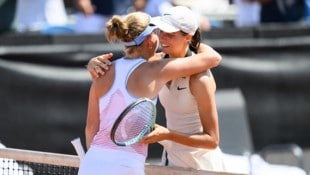 Lilli Tagger (re.) und Sinja Kraus, hier nach dem Amstetten-Finale.