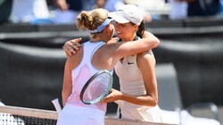 Lilli Tagger (re.) und Sinja Kraus, hier nach dem Amstetten-Finale.