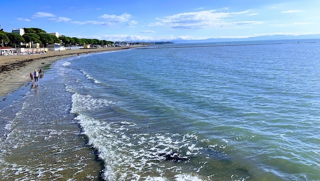 Die Tragödie spielte sich am Strand bei einem beliebten Campingplatz in Grado ab (Symbolbild).