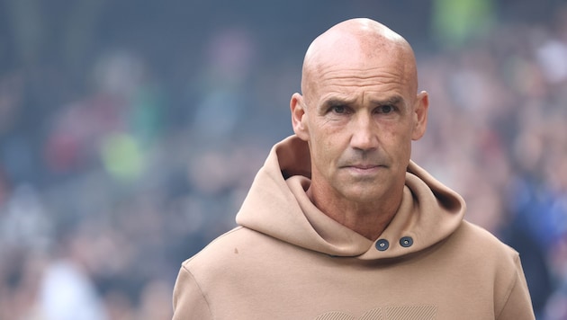 Red Bull Salzburgs Trainer Thomas Letsch bat am Mittwoch zum Mannschaftstraining.