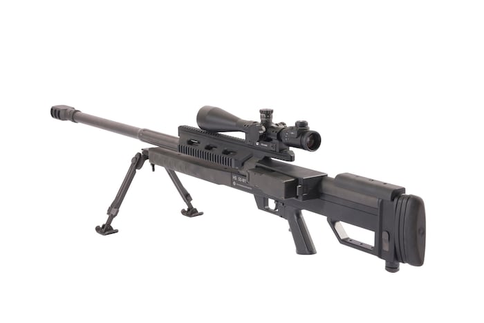 Für Scharfschützen geeignet: Das Präzisionsgewehr trifft Ziele in einer Entfernung von bis zu ...