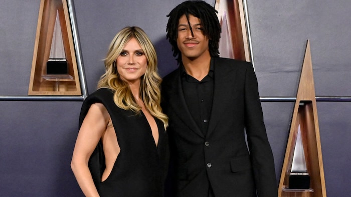 Heidi Klum mit Sohn Henry Samuel
